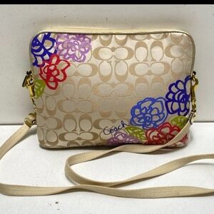 Coach 11 In Laptop Sleeve Multicolor